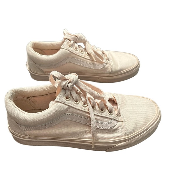 Vans Pink Canvas Sneakers with Signature Stripe - Picture 4 of 7